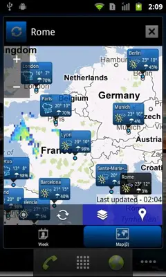 World Weather Clock Widget android App screenshot 1