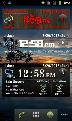 World Weather Clock Widget android App screenshot 6