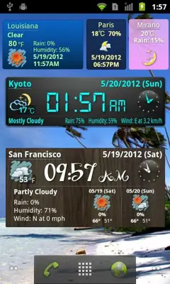 World Weather Clock Widget android App screenshot 7